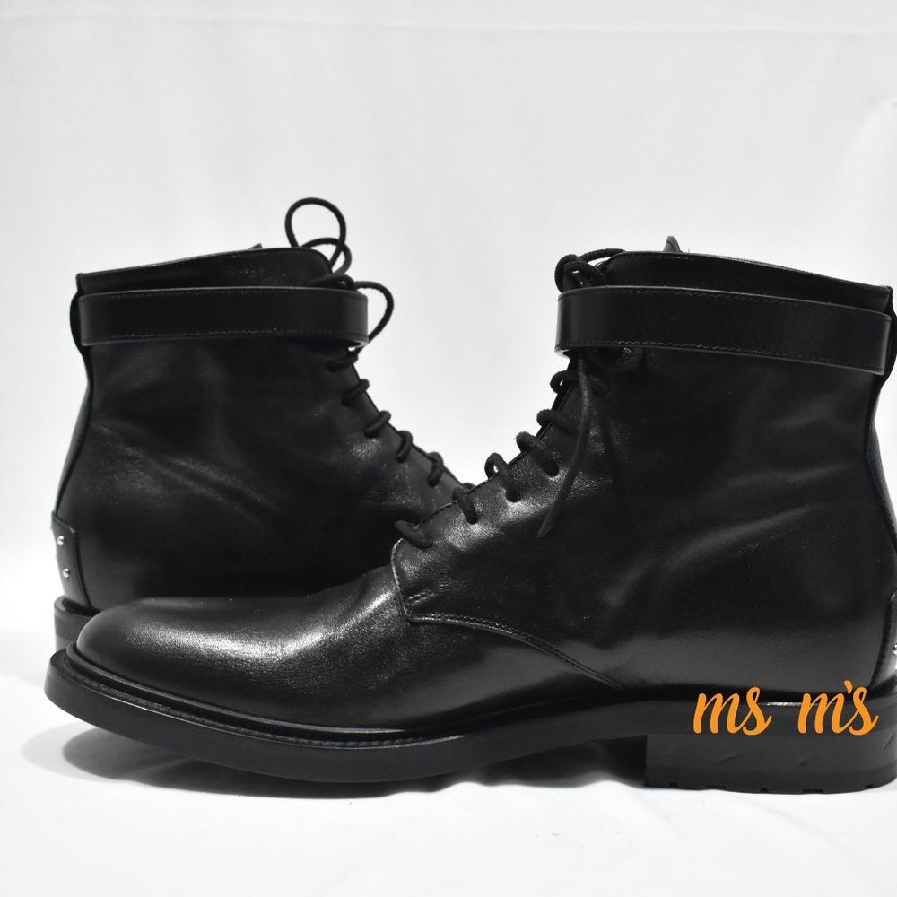 NIB Saint Laurent YSL stud buckle Leather boots - Picture 5 of 9
